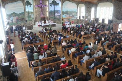 Missa de ação de graças encerrou as celebrações da 37ª edição da Festa em louvor a N. Sra. Aparecida de Laranjeiras do Sul